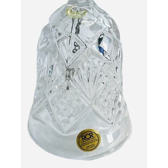 Vintage RCR Cut Crystal Hand Bell Dinner Royal Crystal Rock - Picture 4 of 10